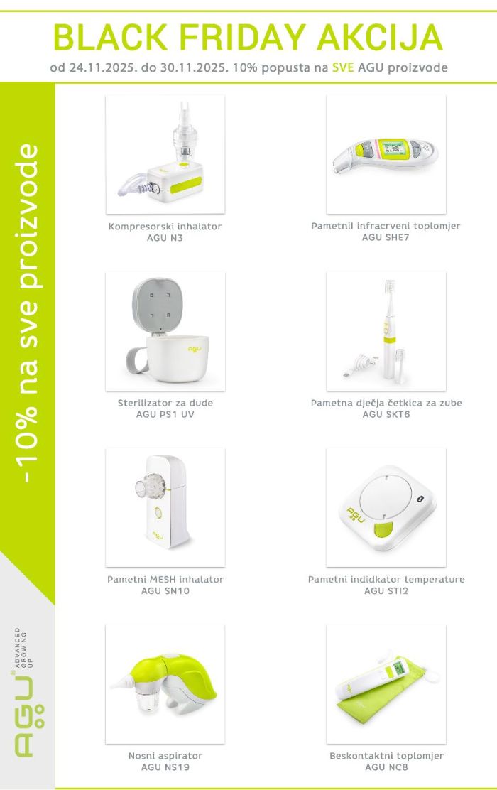 AGU Baby Black Friday promocija
