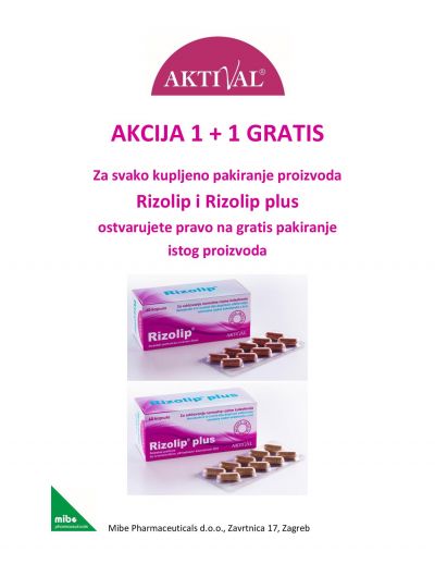 Aktival Rizolip i Rizolip plus promocija