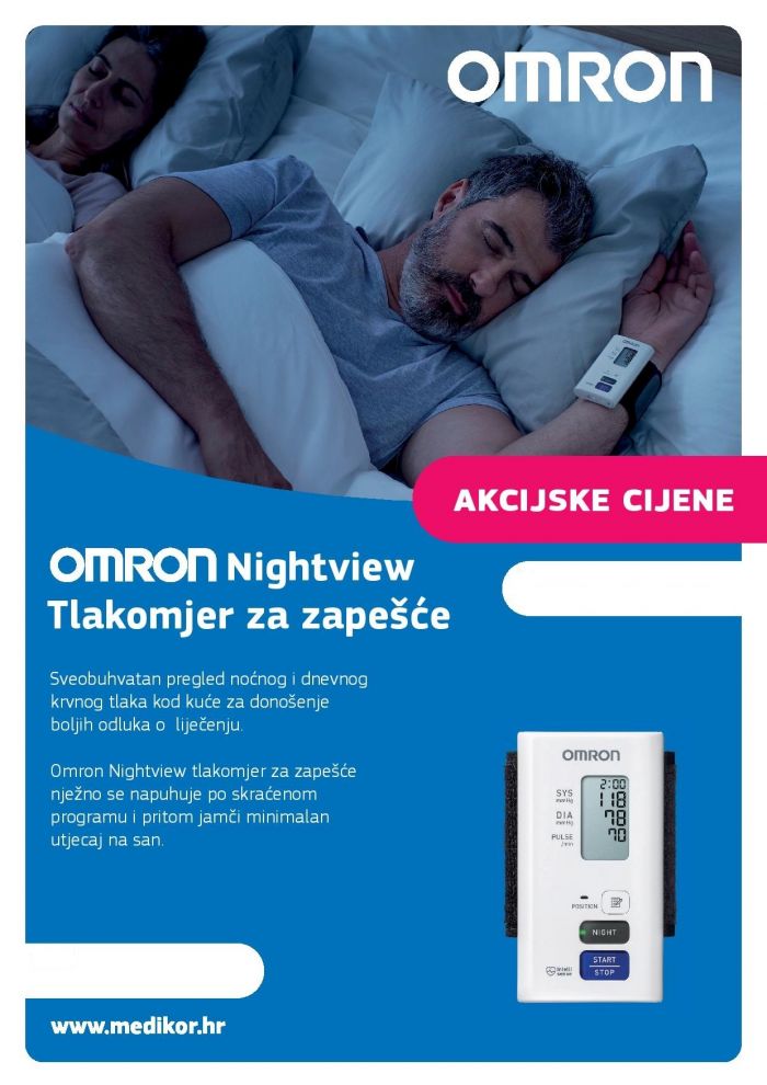 OMRON Nightview tlakomjer za zapešće