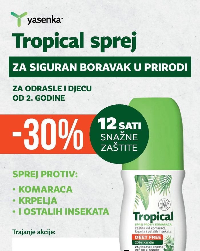 Yasenka Tropical sprej